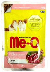 Me-O Kitten Lamb Chunk in Gravy (5 pack)
