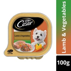 Cesar Adult Wet Dog Food - Lamb & Vegetables Flavor
