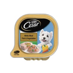 Cesar Adult Wet Dog Food - White Meat Fish and Vegetables Flavor