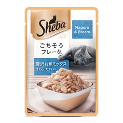 Sheba Premium Wet Cat Food - Fish Mix (Maguro & Bream) Flavor - 35 g