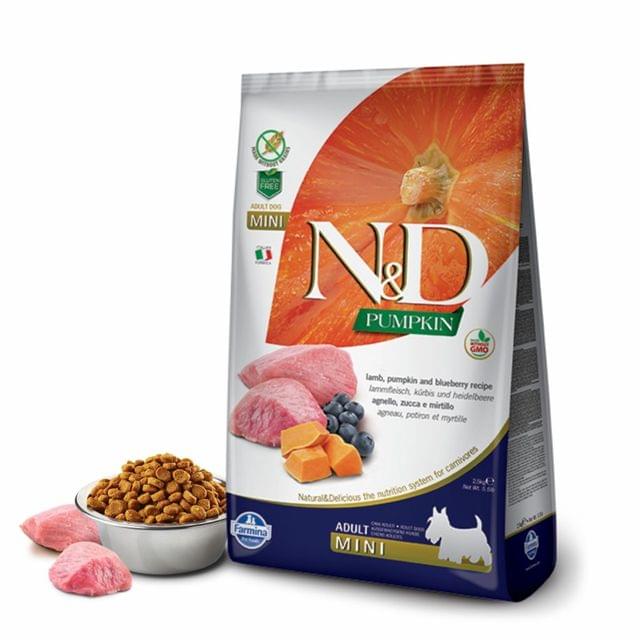 Farmina N&D Grain Free Lamb & Blueberry Adult Mini Breed Dog Food