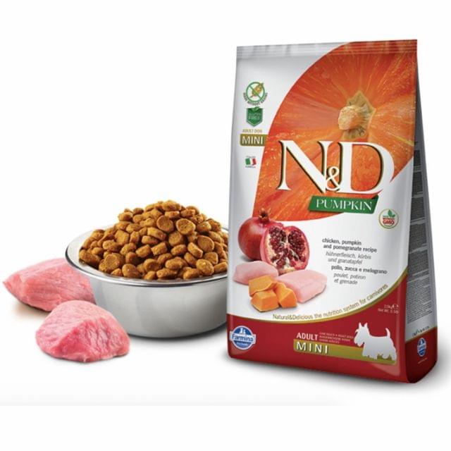 Farnima Goofy Tails N and D Low Grain Chicken and Pomegranate Adult Mini Dog Food