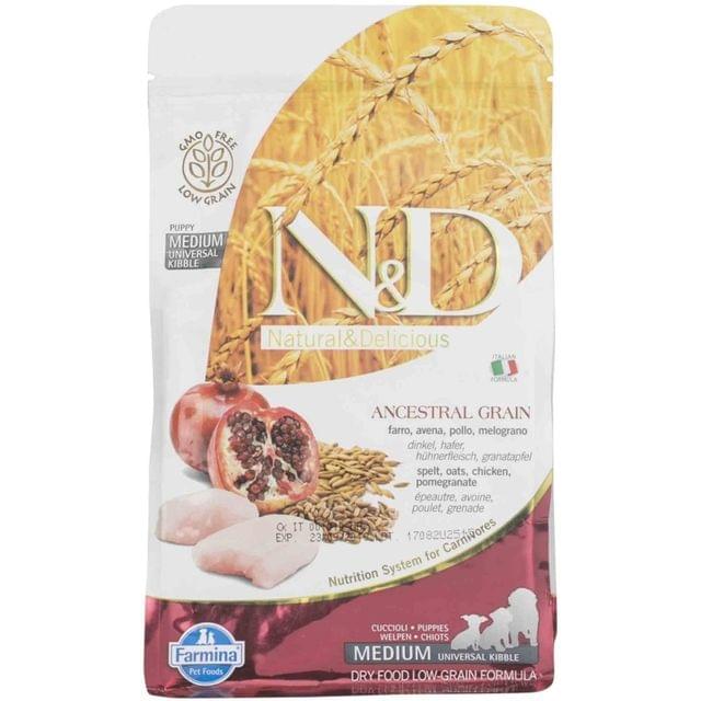 Farmina N&D Low Grain Chicken & Pomegranate Puppy Medium