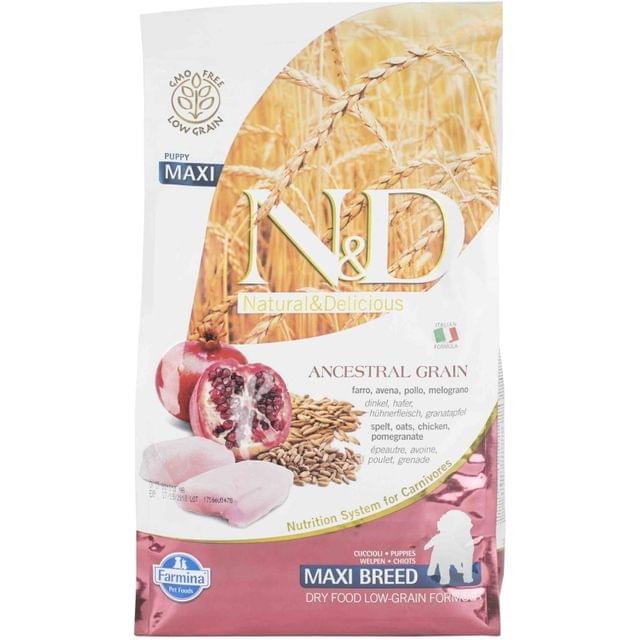 Farmina N&D Low Grain Chicken & Pomegranate Puppy Maxi