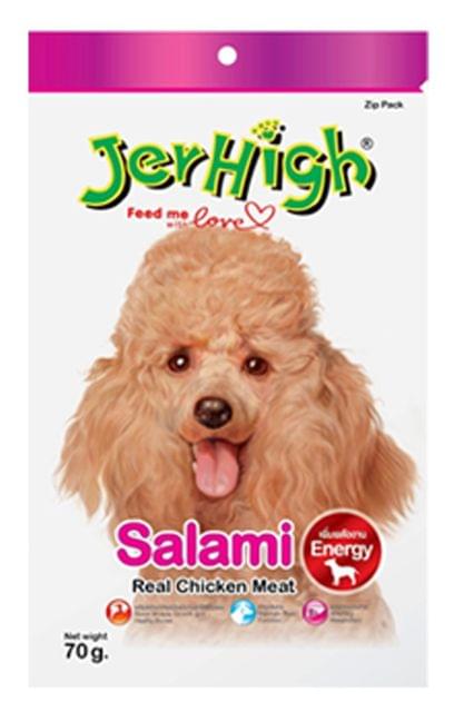 Jer High Salami with Real Chicken Dog Treat