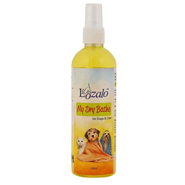 Lozalo My Dry Bath Shampoo for Dogs & Cats (200ml)