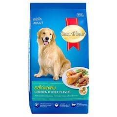 Smart Heart Adult Dog Food Dry Chicken and Liver, 10 kg